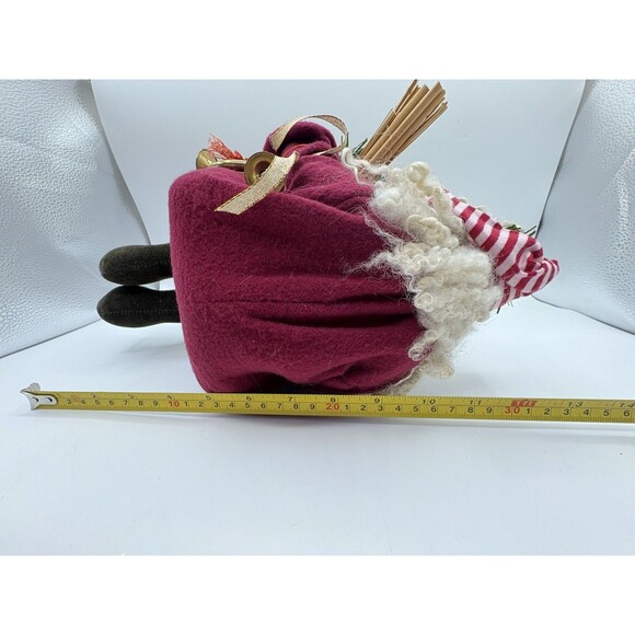 Vintage Father Christmas Santa Claus Shelf Sitter Handmade - Picture 9 of 10